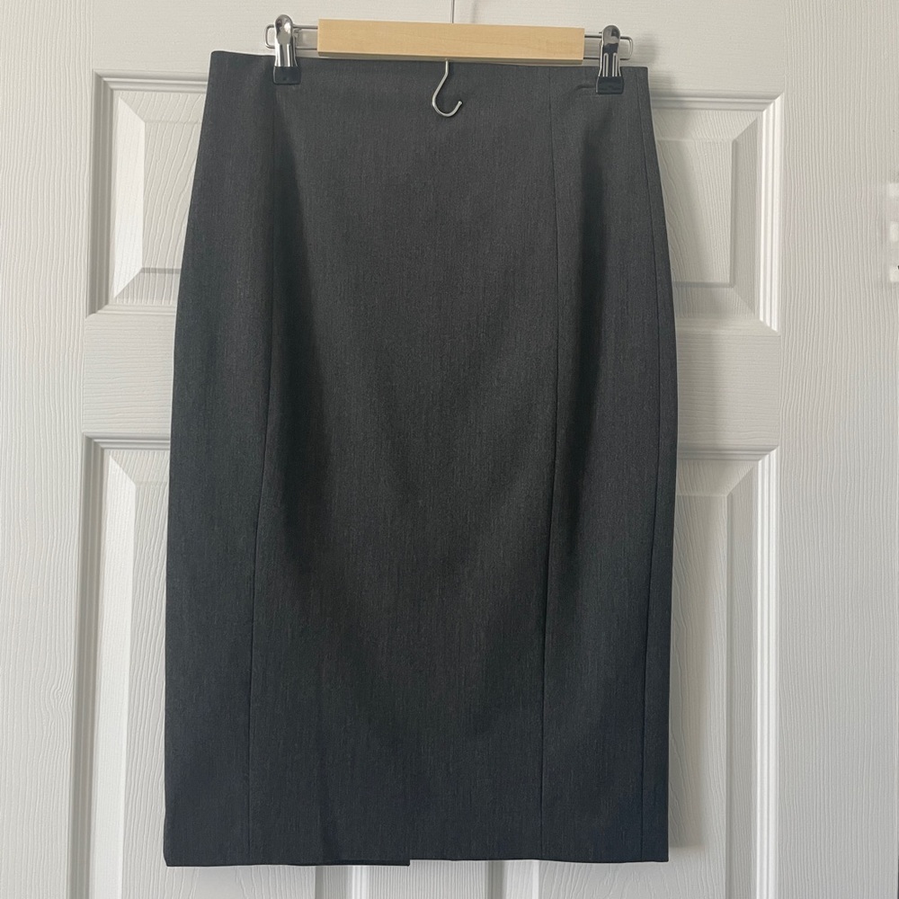 Express Grey Pencil Skirt